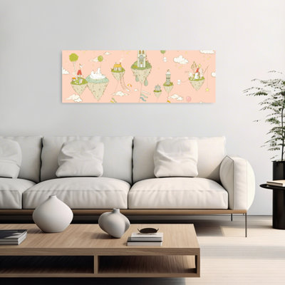 «Floating Island Friends», art contemporain abstrait, architecture naturelle