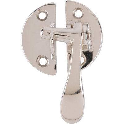 Nickel Right Flush Cabinet or Cupboard Lever Latch and Catch