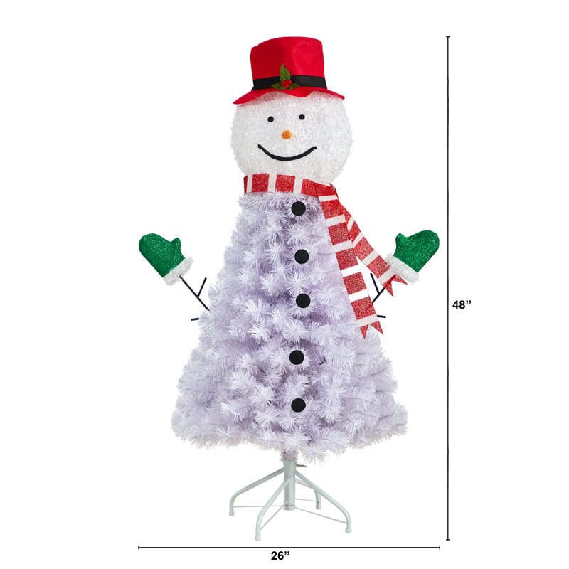 Arbre de Noël pin blanc et cachemire, 4'