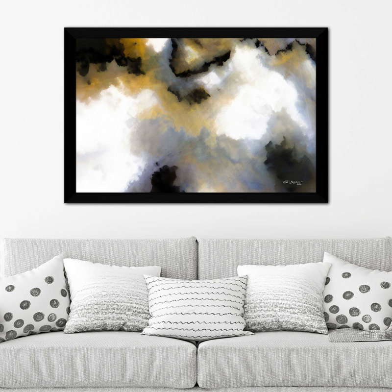 «Mark 9:23 Just Believe» par Mark Lawrence - reproduction, Cadre noir, H 33,5 po x l 49,5 po x P 1 po