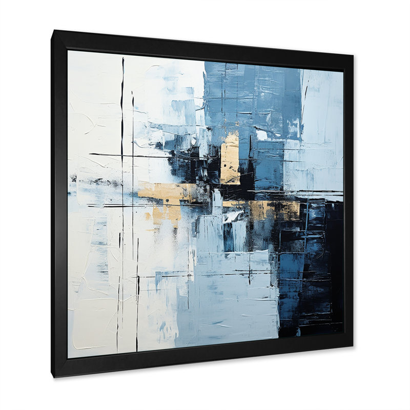 Minimalisme, harmonie scandinave, art III, Cadre simple noir, H 30 po x l 30 po x P 1 po