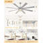 Ventilateur de plafond moderne en cristal de 72 po avec lumières et télécommande, ventilateur de plafond industriel réversible silencieux à courant continu, ventilateurs de lustre à DEL pour chambre à coucher, salon, salle à manger, chrome-575380956-575628583