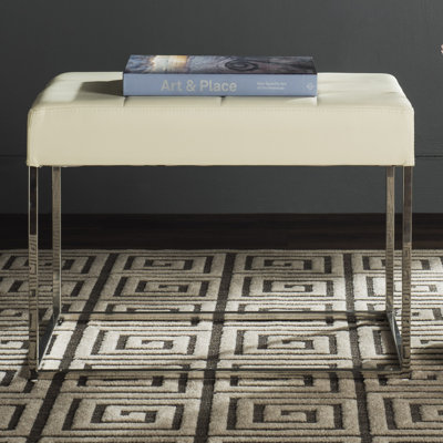 Halewood Faux Leather Ottoman