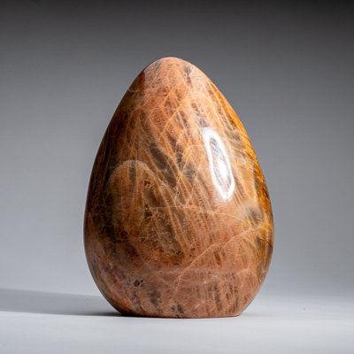 Genuine Polished Peach Moonstone Freeform from Madagascar (3.3 Lbs)