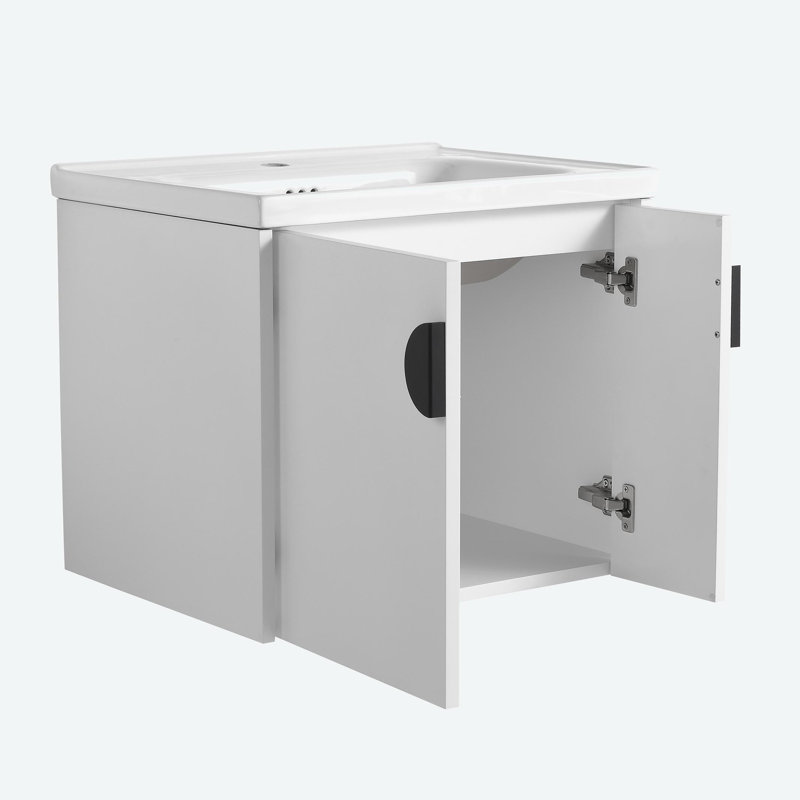Ensemble de meuble-lavabo simple 23,8 po Negeen, Blanc