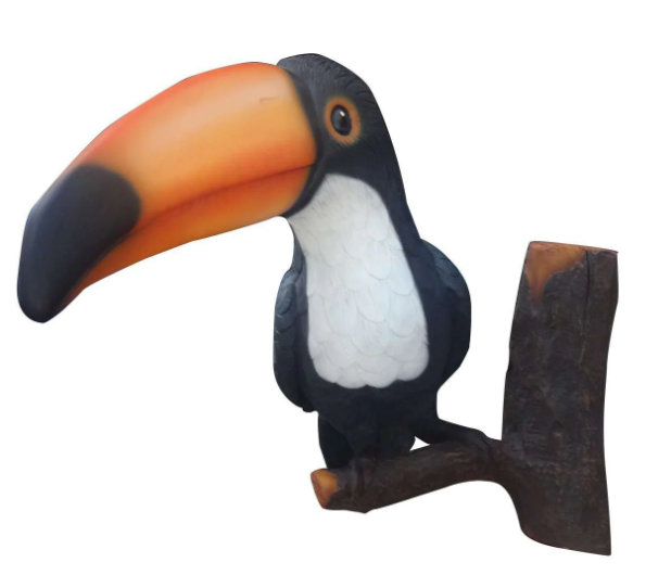 Bakir Toucan Wall Decor Life Size Statue