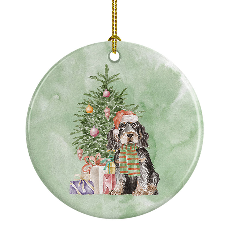 Figurine de Noël suspendue épagneul cocker anglais