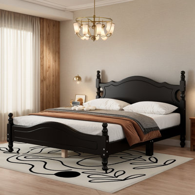 Chaunda Wood Four Poster Bed -  Alcott HillÂ®, D6BD13CF813A492BABE2E722FFAD4999