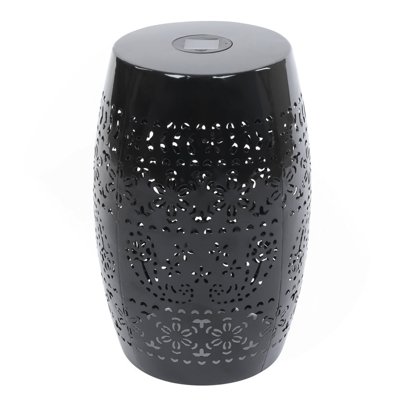 SOLAR SIDE TABLE,Black COLOR, Black