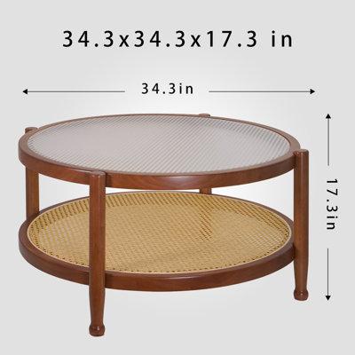 Four Leg Coffee Table with Storage