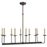 Chapman & Myers Linear Branched Chandelier