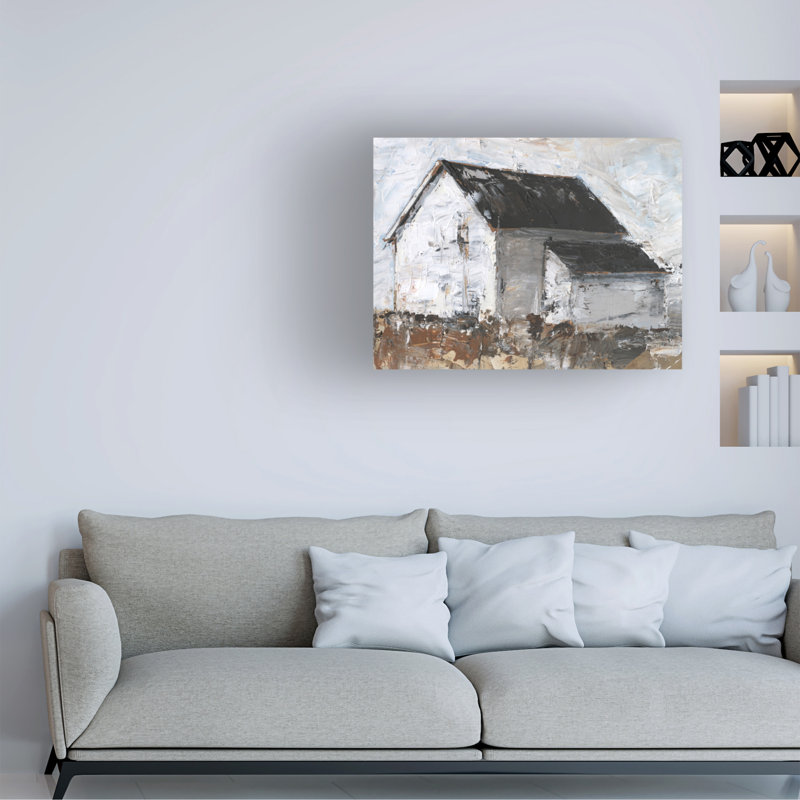"August Grove" Ethan Harper, art abstrait sur toile de grange II, H 14 po x l 19 po