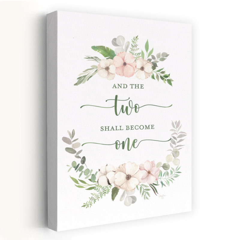 «And The Two Shall Bec One One», art floral printanier contemporain, H 60 po x l 40 po