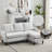 Upholstered  Sectional Sofa With Chaise-2136070871