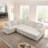 114" U-Shaped Sectional with Storage-855960946