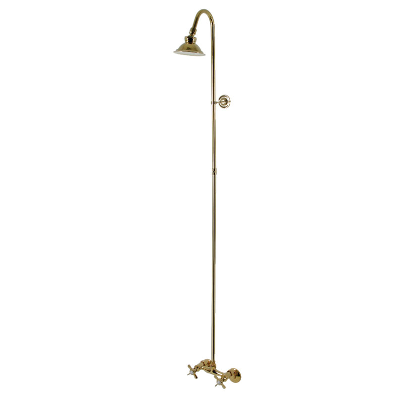 Ensemble de douche Kingston Brass Essex, Laiton poli