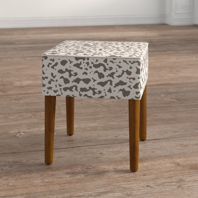 Tabouret de coiffeuse Auriyana, Gris