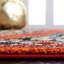 Tapis rétro rouge / noir Hamadan 265-1564875747