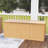60“ Solid Wood Deck Box Outdoor Storage Bench For Patio And Backyard