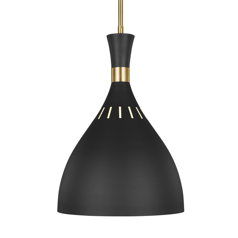 Joan 1 - Light Pendant, Black/Gold, Black/Gold
