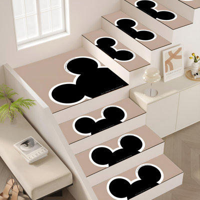 Tapis d'escalier auto-adhésif antidérapant pour usage intérieur