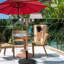 Base de parasol autoportante en résine