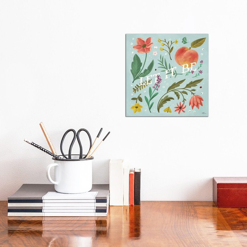 Spring Botanical V by Janelle Penner - Wrapped Canvas Gallery-Wrapped Canvas Giclée, 30.48 cm H x 30.48 cm W