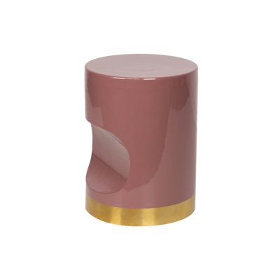 Brass Accent Stool