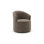 Fauteuil demi-tonneau pivotant rembourré Deryn