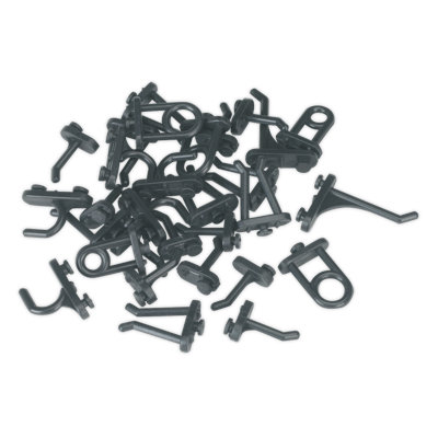 Zulma 30 Piece Hook for Pegboard Set