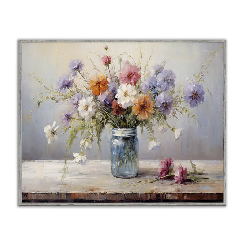 Fleurs sauvages en campagne, estampe numérique par Franklyn Gregory, H 11 po x l 14 po, Estampe numérique Farmhouse