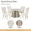 St. Charles Round Dining Table - Dove Gray
