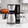 BLACK+DECKER 12 Cup Thermal Programmable Coffee Maker With Brew Strength And VORTEX Technology, Black/Steel