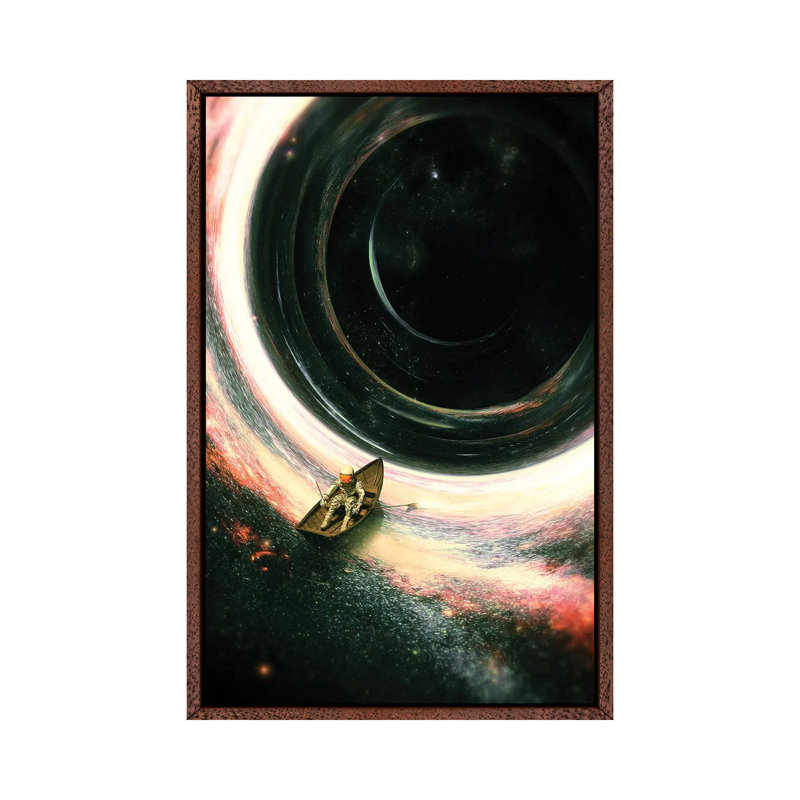Lost Sailor 1 Piece Wall Art on Canvas, 101.6cm H x 66.04cm W x 3.81cm D, Classic Brown Wood Framed