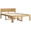 European Double (140 x 200 cm) Solid Wood Bed Frame