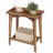2-Tier Side Table, Small Rectangular End Table-756316410