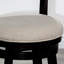 Tabouret pivotant de 24 po de hauteur comptoir, tissu beige-1528814025-1528814027