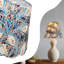 Abat-jour empire en tissu 10 "H