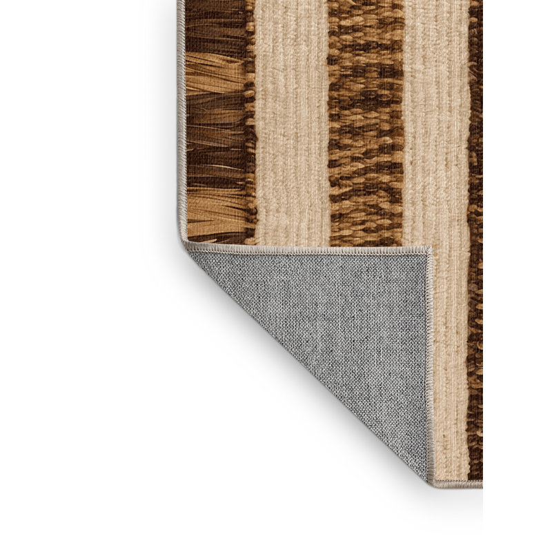  Tapis hawaïen lavable lavable Lauhala, Rond 3 pi