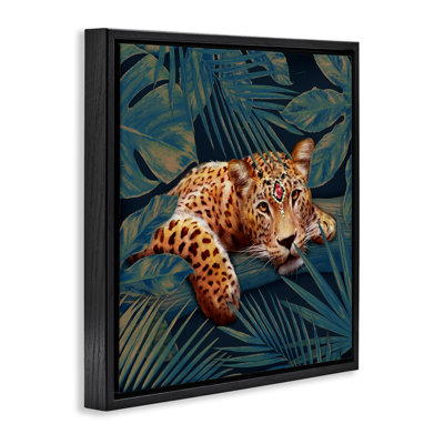 Léopard tropical avec joyau Glitz