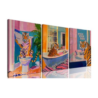 3 Piece Wrapped Canvas Set