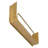 Jimeny Rectangular Metal Wall Shelf-419377689-419377688