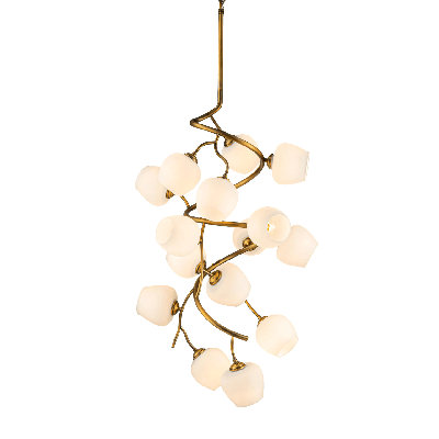 Celestial Bronze Vine Chandelier