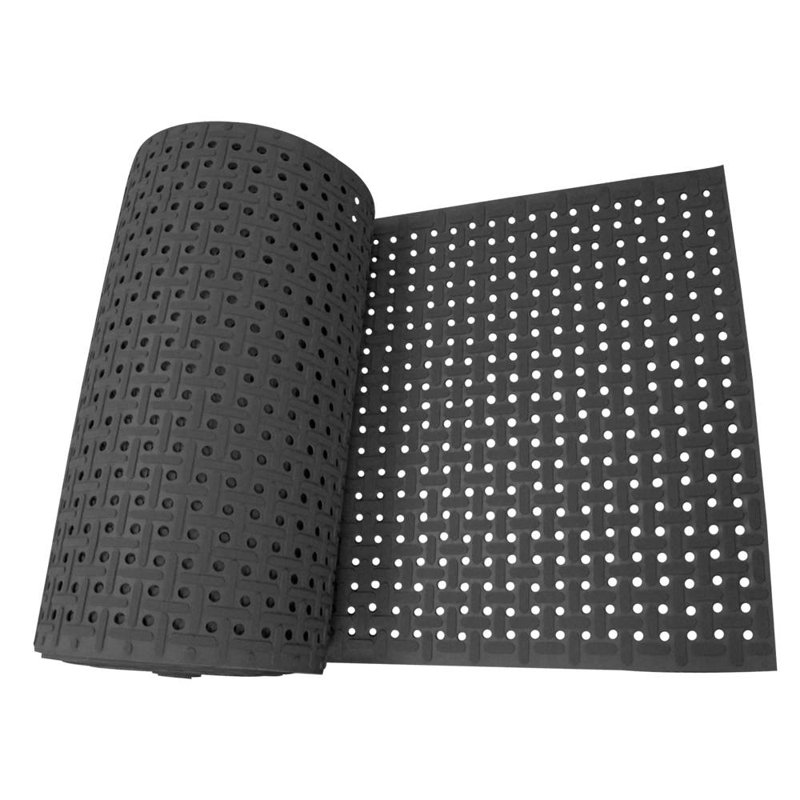Chalker Kitchen Mat, Black, Rectangle 2'10" x 3'