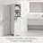 Tilt-Out One-Compartment One-Drawer Laundry Sorter Cabinet with Multi-Purpose Storage Zones, Durable High-Quality Construction, Slim Space-Saving Design for Small Narrow Areas, Suitable for Laundry Room