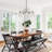 5-Light Wagon Wheel Shaded Chandelier-1324992069