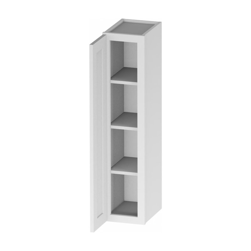 Armoire murale Kindwood Eco Shaker prête à assembler, hauteur 42 po, 1 porte, 9"