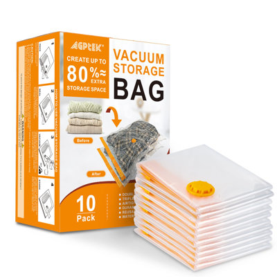 10 Vacuum Storage Bags (10 Large Bags)