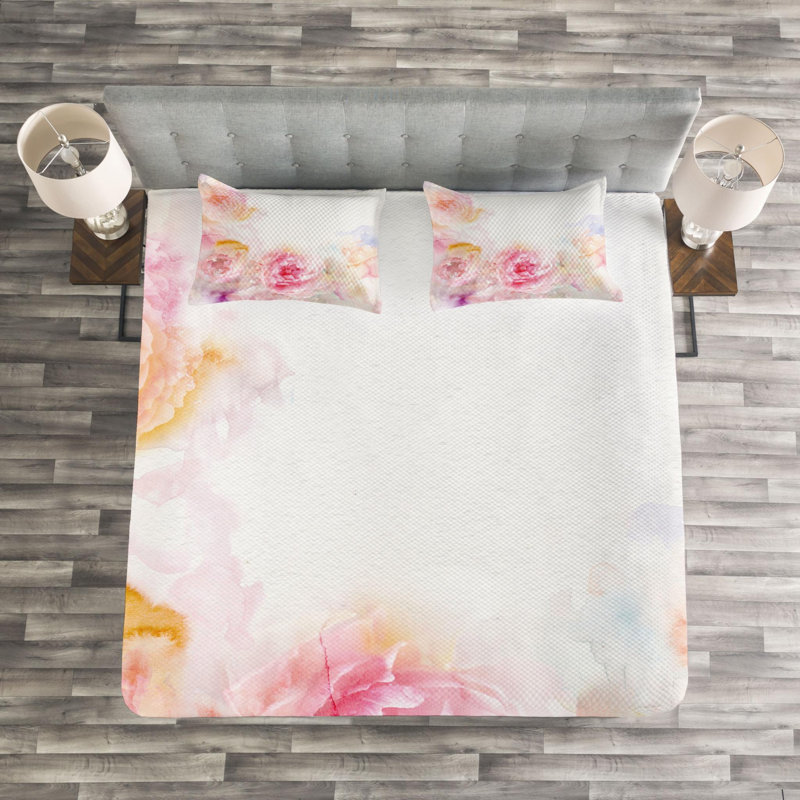 Farmhouse / Country Polyester Coverlet, Queen Coverlet + 2 Shams