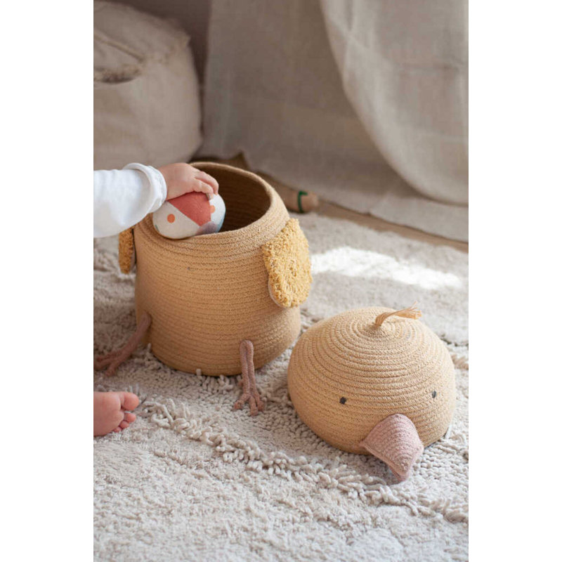 The Animal Crew Cotton Blend Decorative Basket